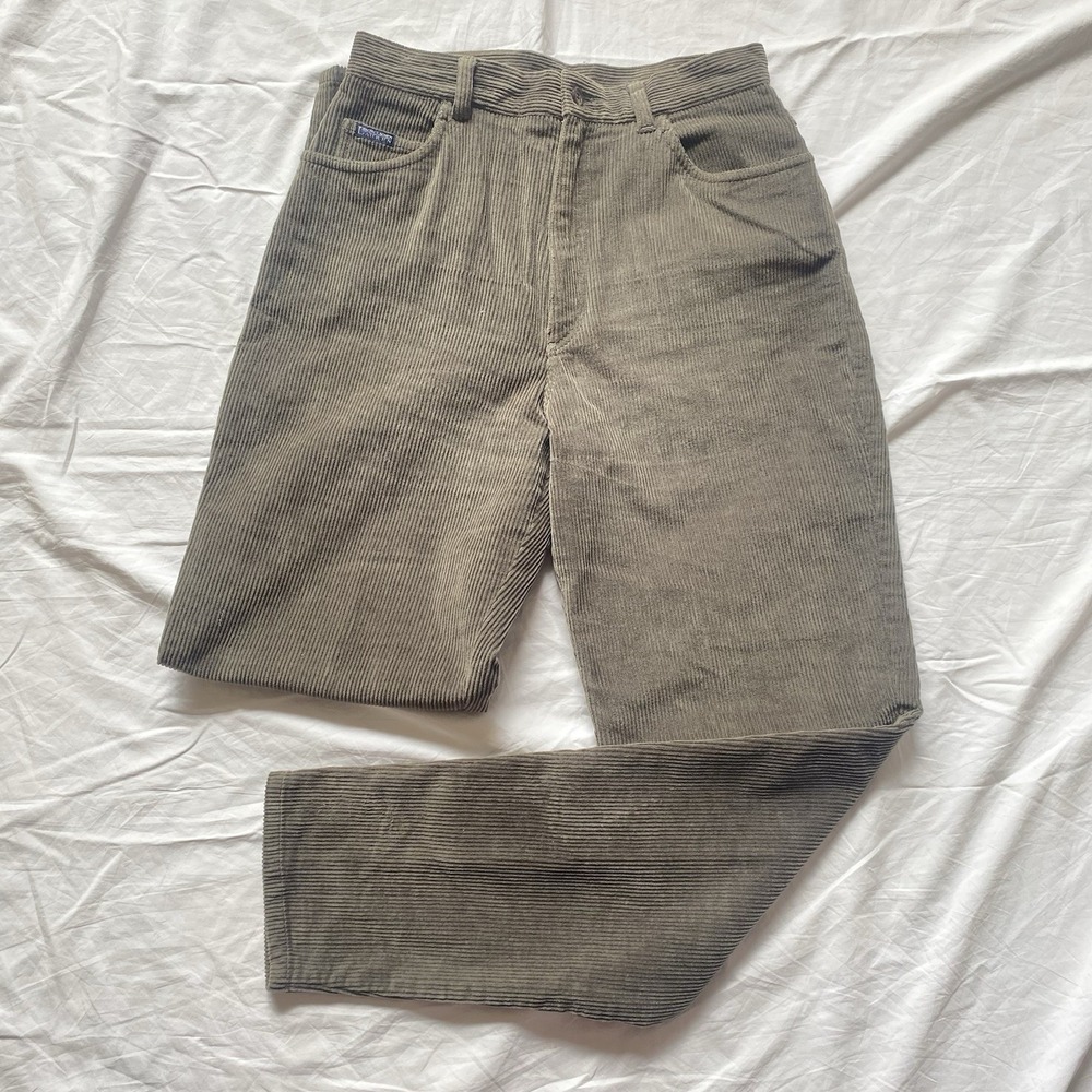 Vintage Lauren Ralph Lauren Women’s 6 Taupe Corduroy Straight Pants Hong Kong
